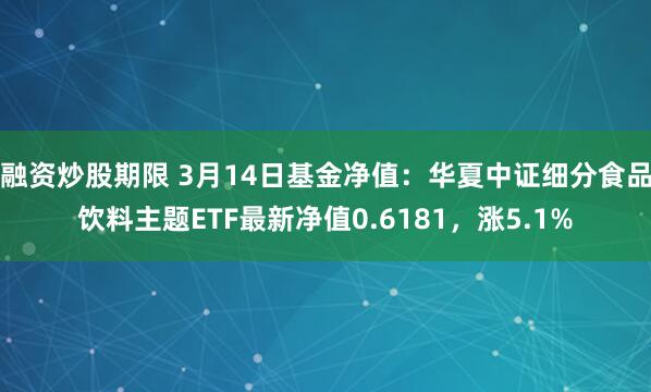 融资炒股期限 3月14日基金净值：华夏中证细分食品饮料主题ETF最新净值0.6181，涨5.1%