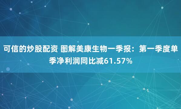 可信的炒股配资 图解美康生物一季报：第一季度单季净利润同比减61.57%